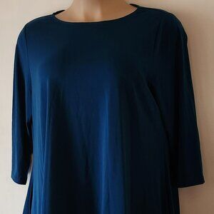 Alfani trapeze blouse sz XXL dark teal NWT